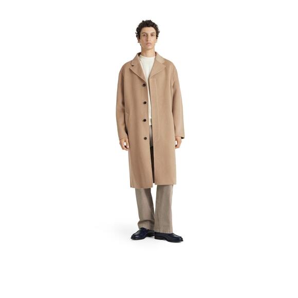 Zara Other - NEW ZARA Origins Men’s XL 100% Wool Unlined Camel Coat Winter NWT